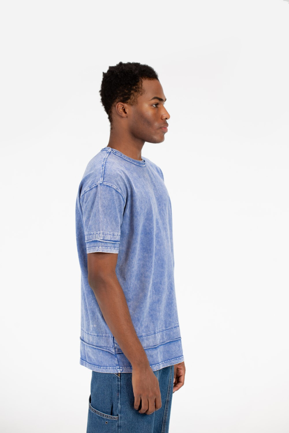Men's Basic Washed Short Sleeve T-Shirt