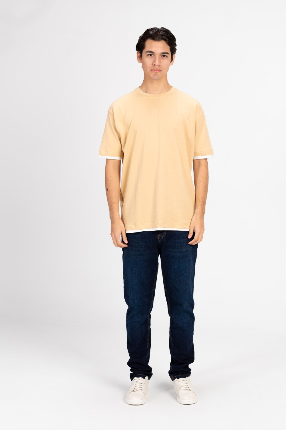 Men's Basic Oversized Melton T-Shirt