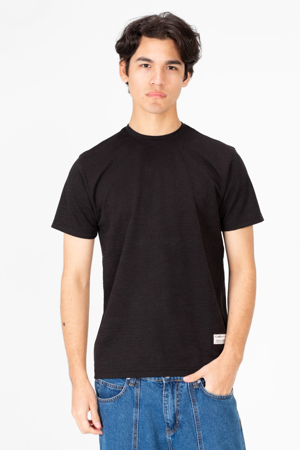 Men's Round Neck Half Sleeved T-shirt In High Quality Material