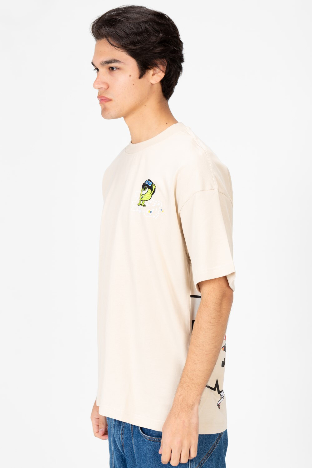 Men's Oversized Half Sleeve T-shirt Printed