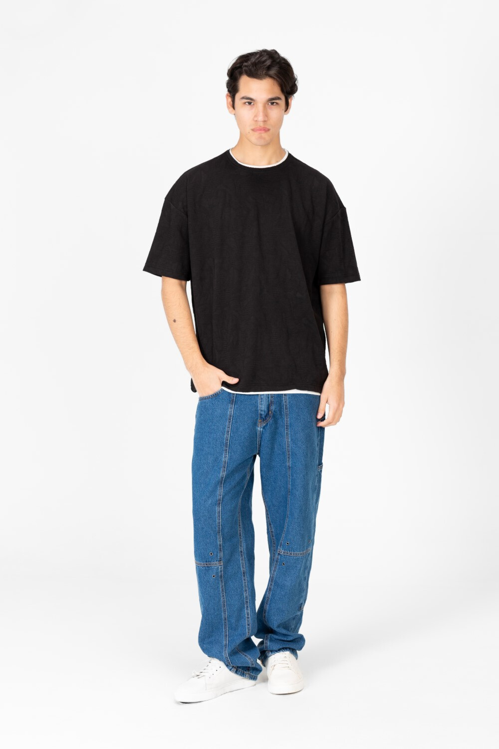 Men's Basic Oversized Crew Neck T-Shirt