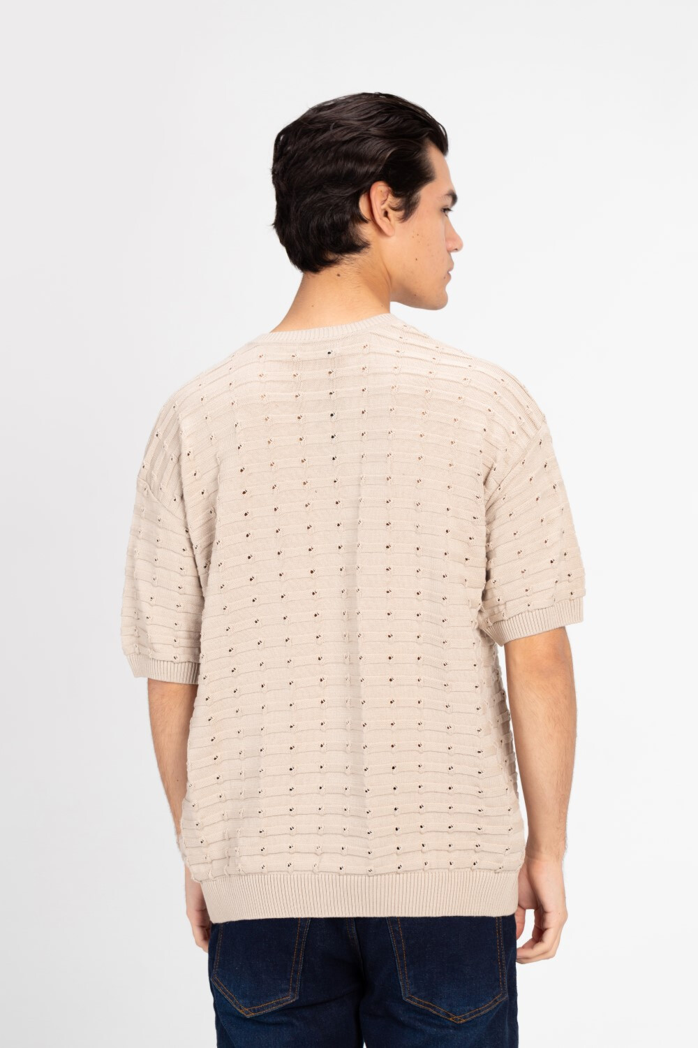 Men's Stylish Round Neck Half Sleeve T-shirt
