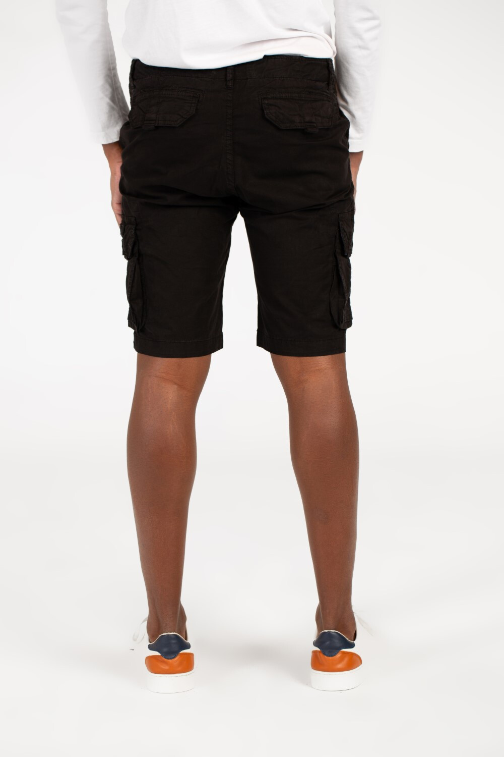 Men's Side Pockets Gabardine Short1
