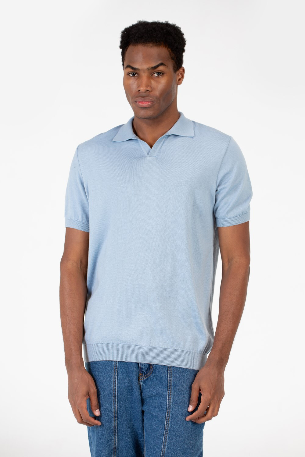 Men's Basic Polo Short Sleeves T-Shirt