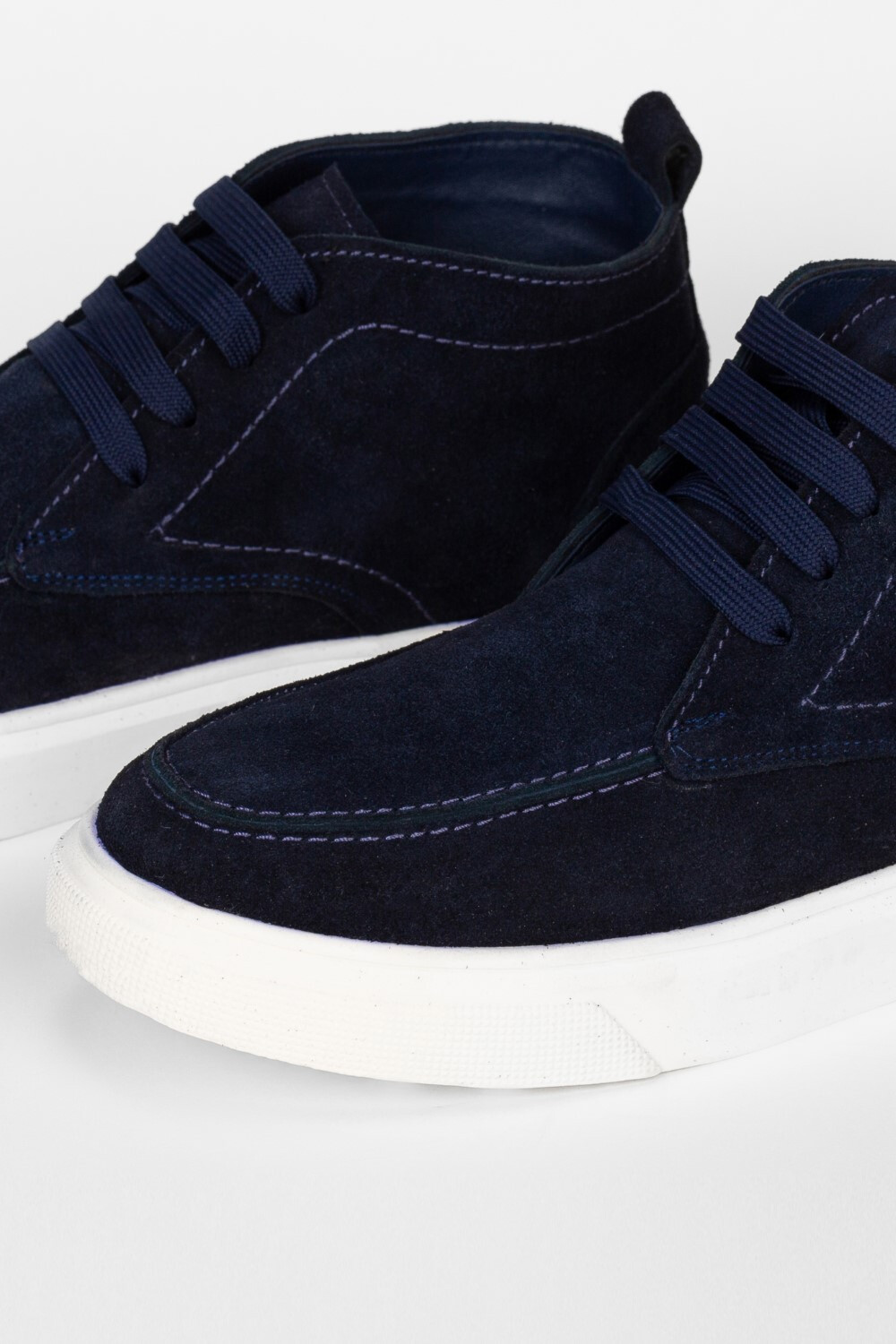 Men's Suede Lace Up Half Boot