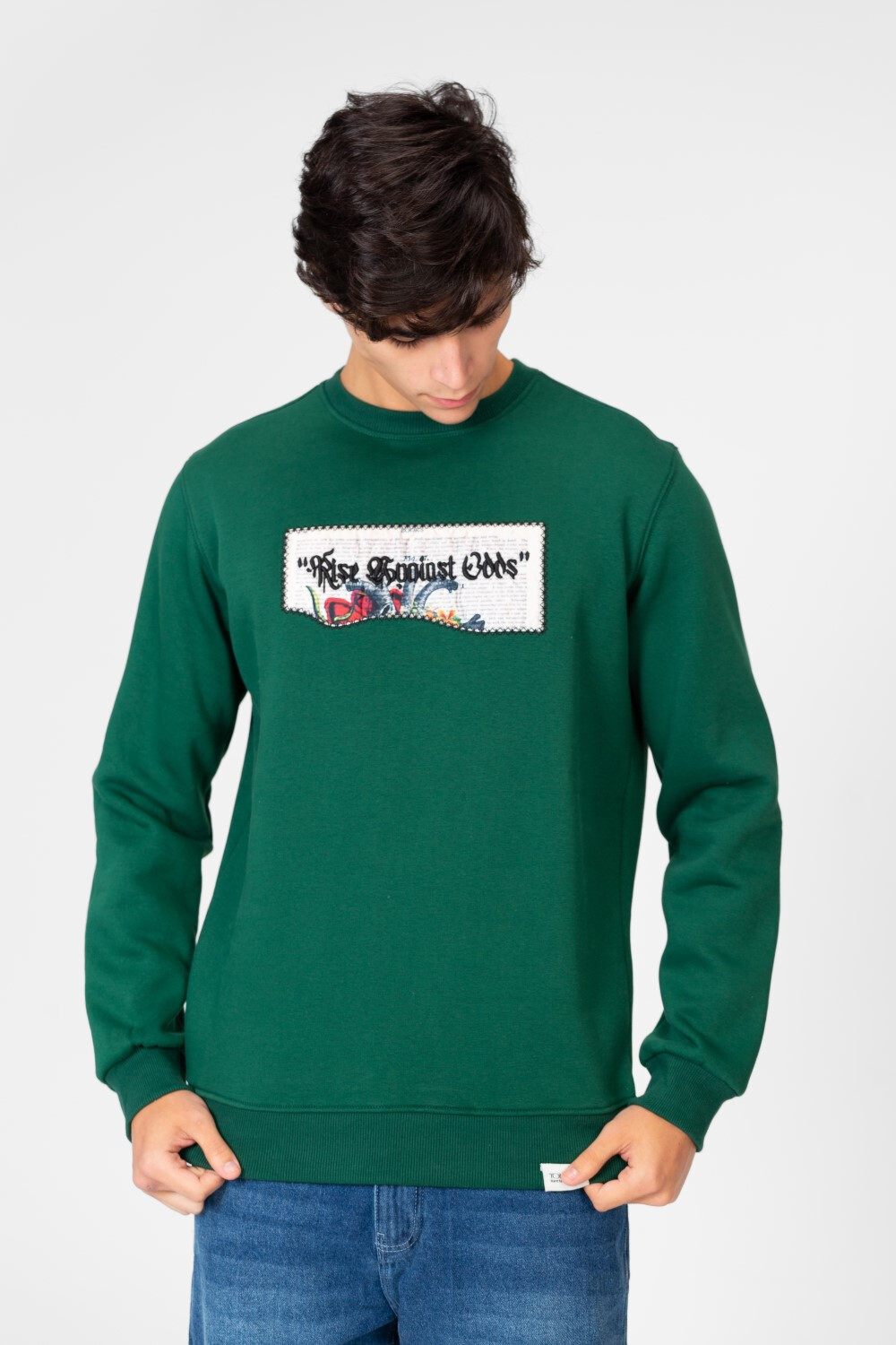 Men's Printed Crew Neck Tomato Sweatshirt