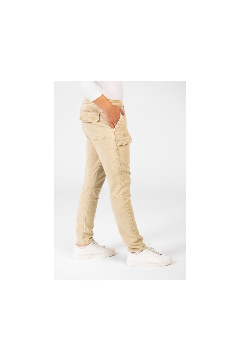 Men's Jeans Sherwal Trousers With Modern Front Pockets