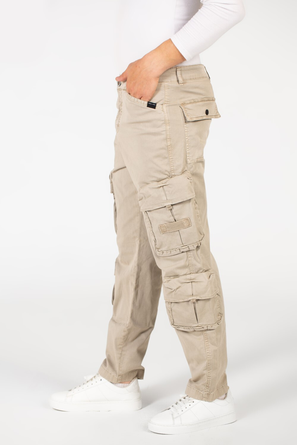 Men's Gabardine Sherwal Pants With Side Pockets