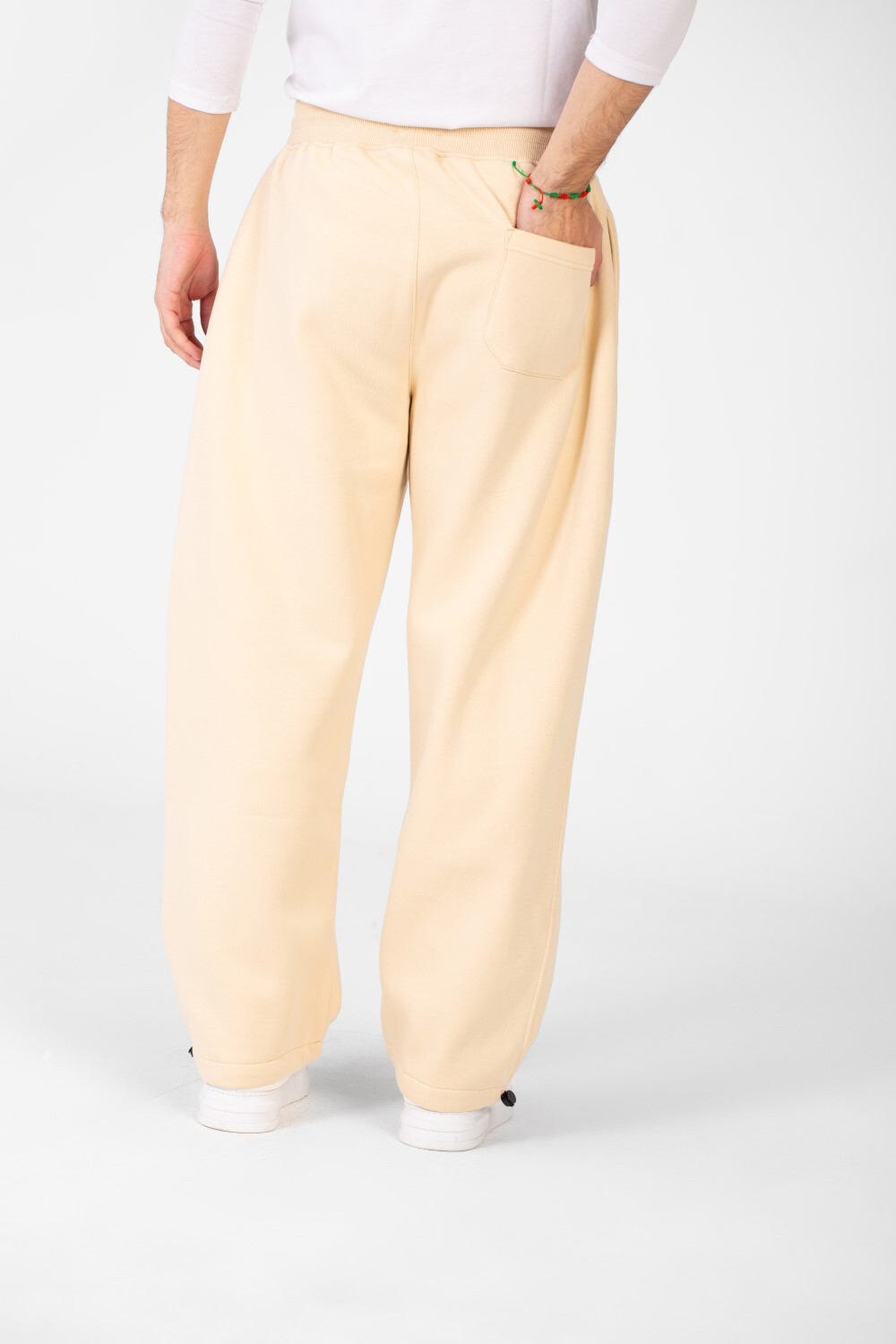 Men's Oversized Sweatpants With Drawstring Waist And Pockets