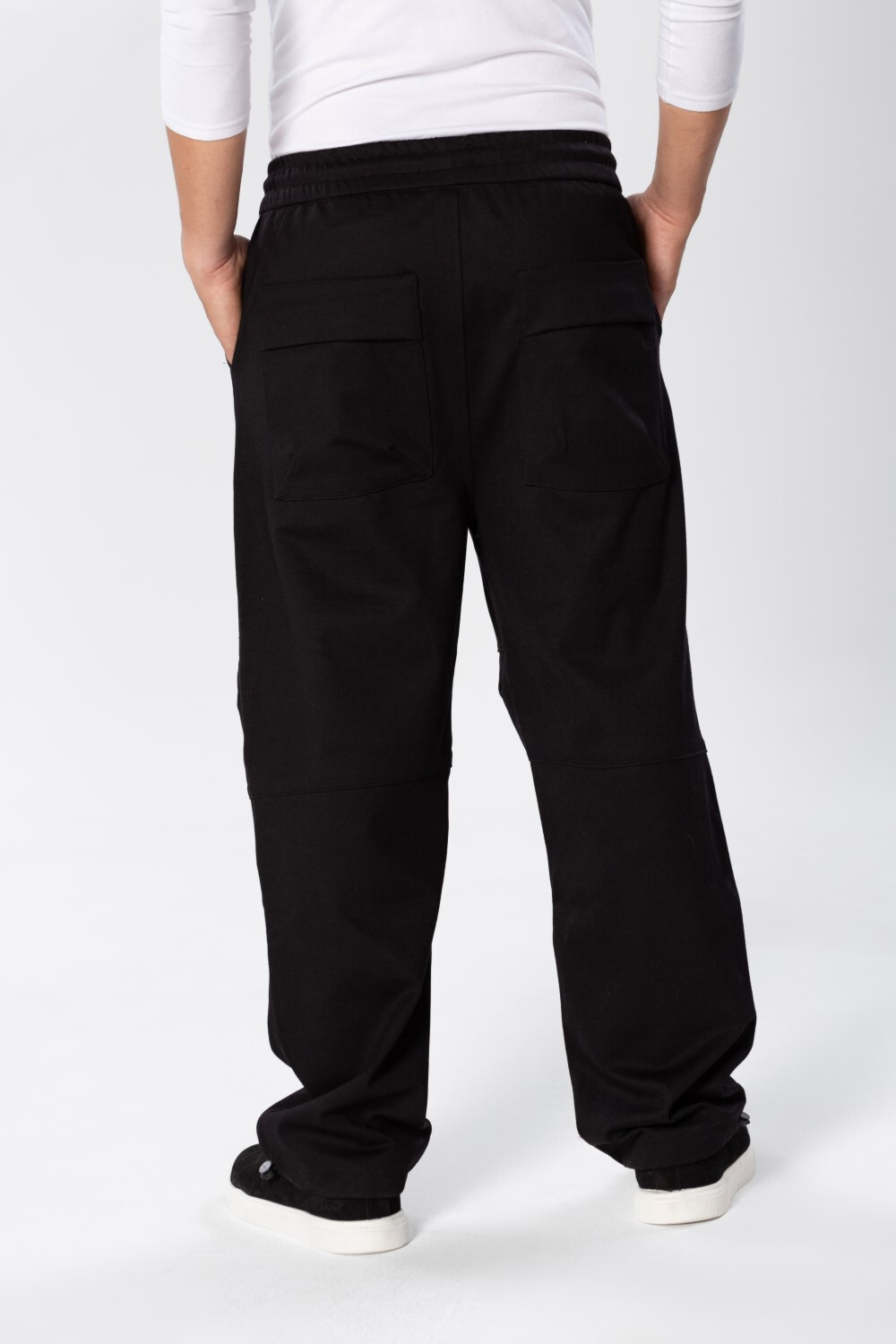 Men's Oversize Basic Sports pants In Black