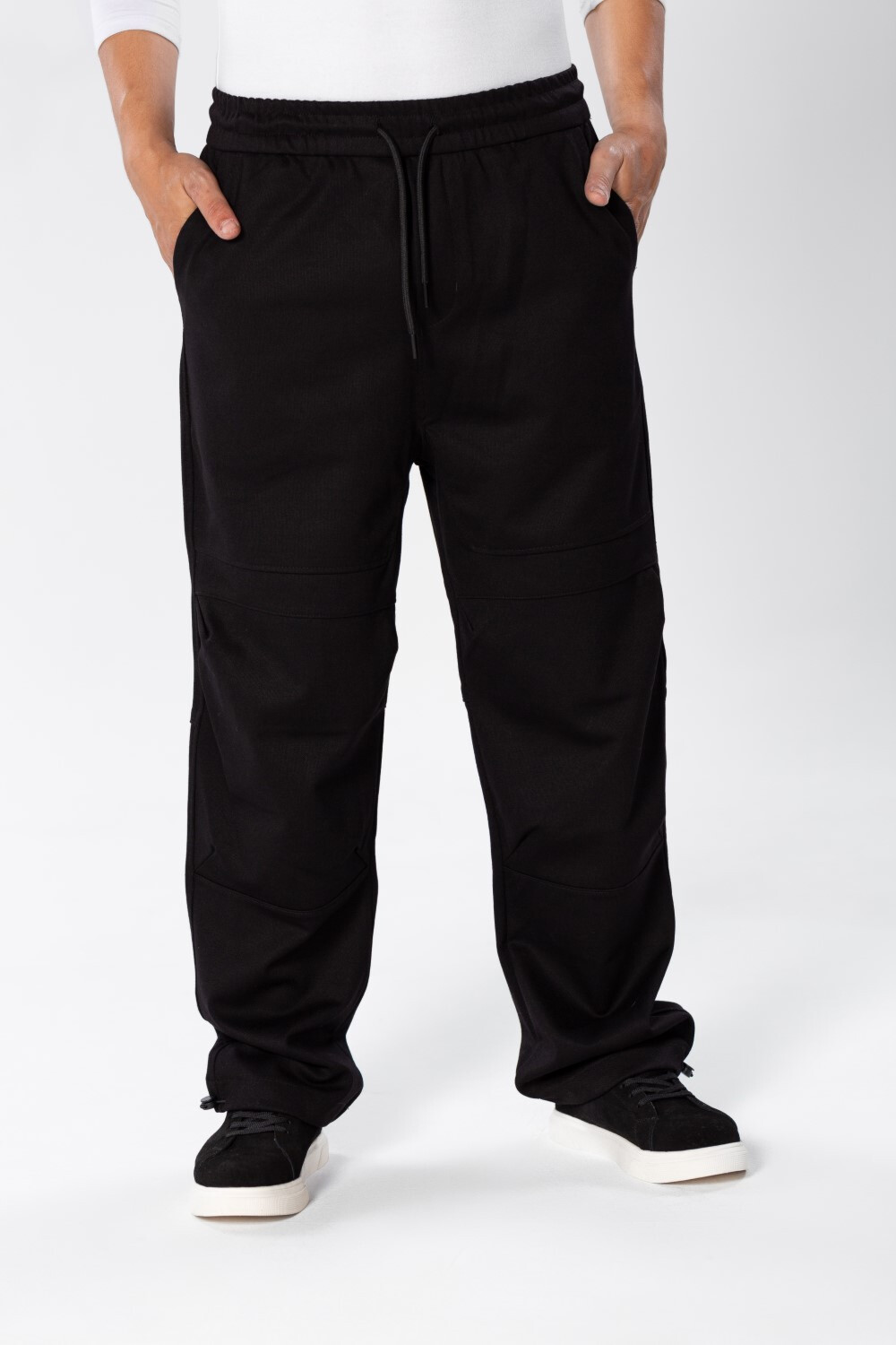 Men's Oversize Basic Sports pants In Black