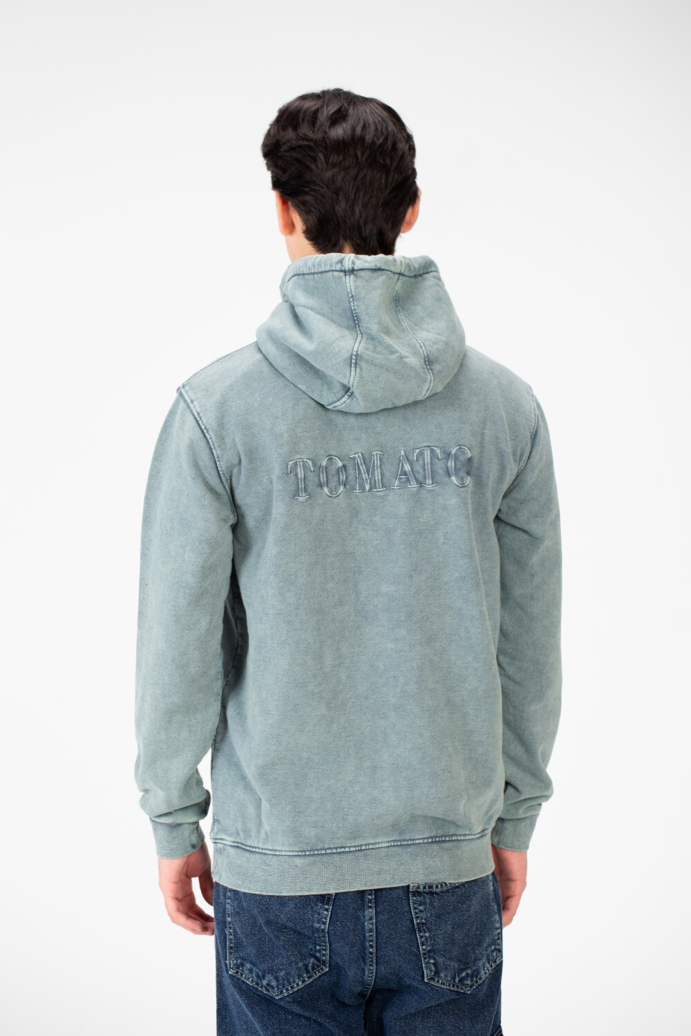 Men's Tomato Cutting Sweatshirt With Kangaroo Pocket