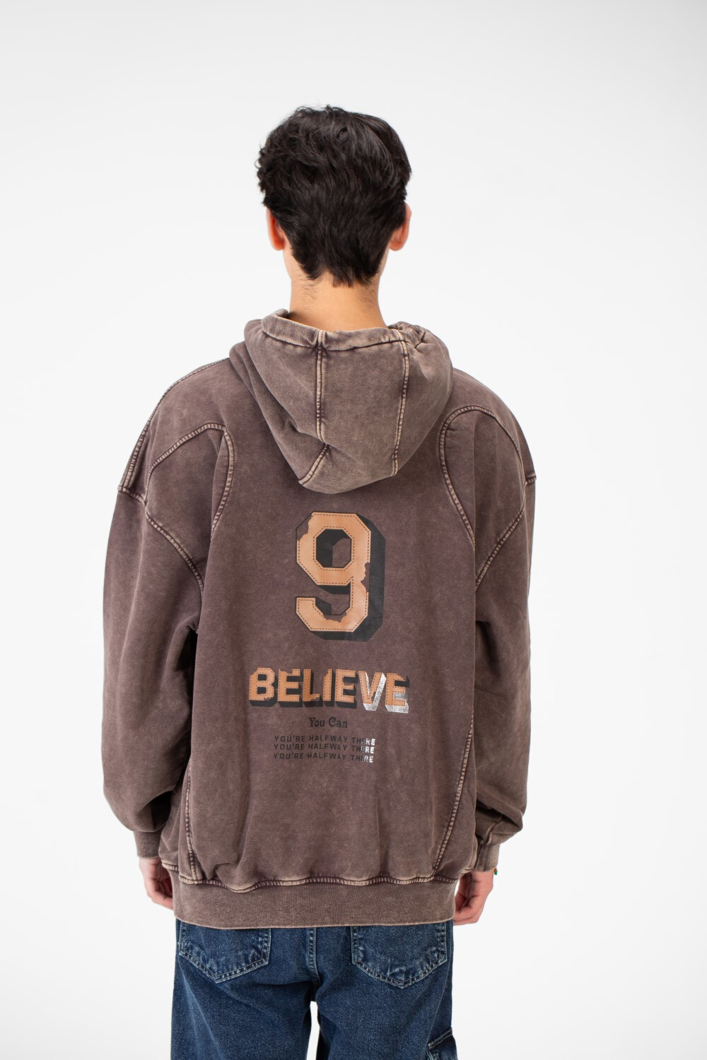 Men's Oversize Sweatshirt With A Modern Cut In Practical Material