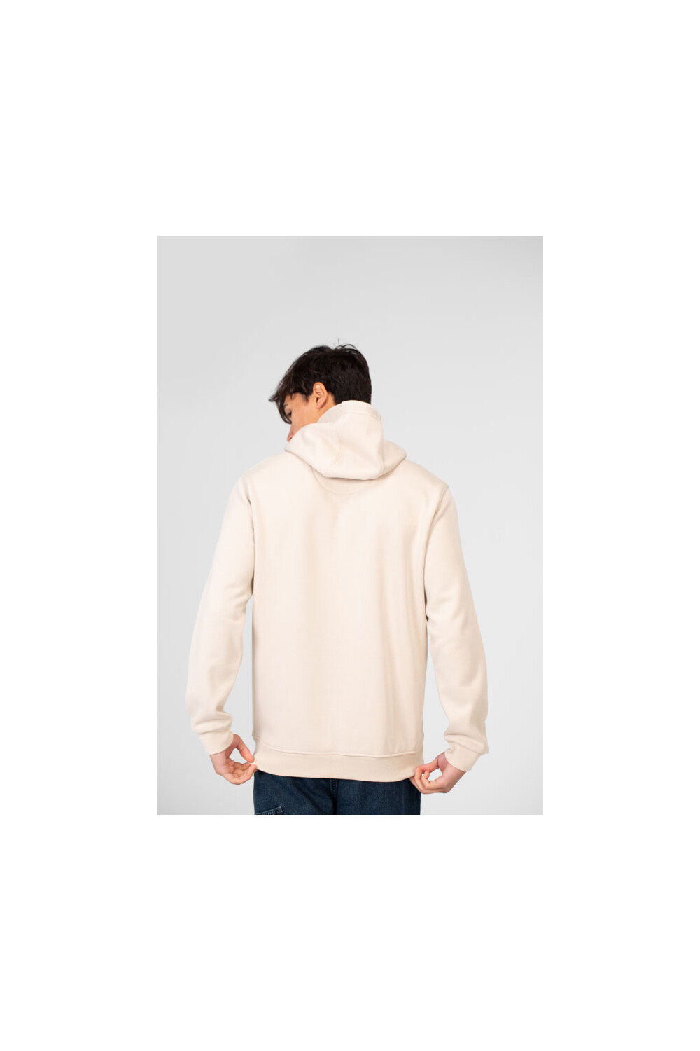 Men's Hoodie With Long Sleeves And A Unique Cut