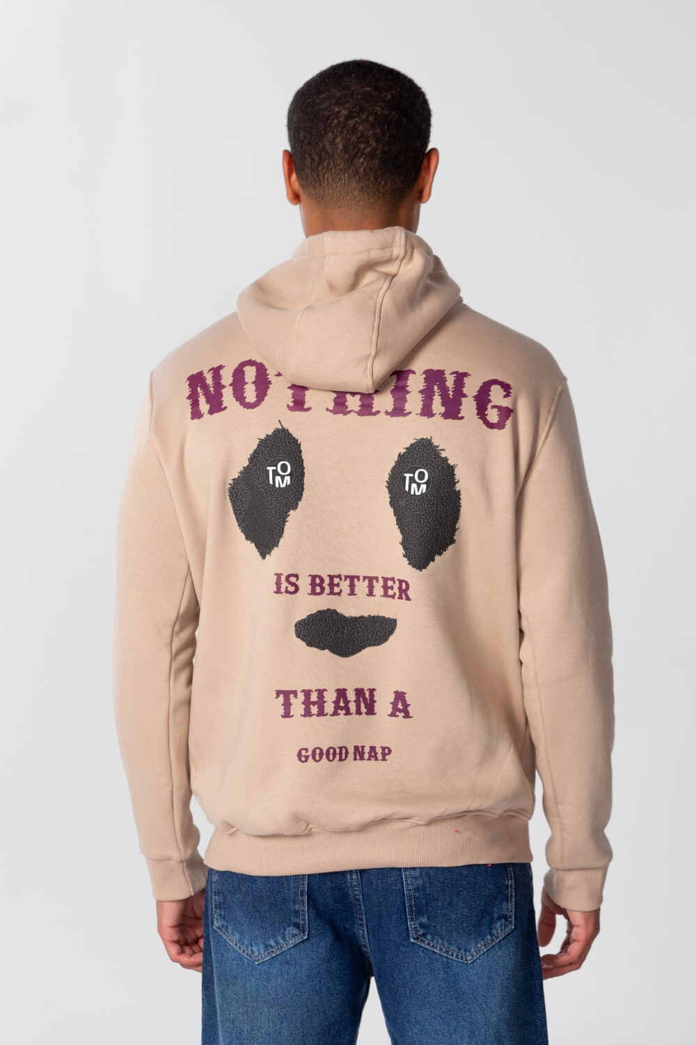 Men's Long Sleeves Hoodie Sweatshirt With A Kangaroo Pocket On The Front
