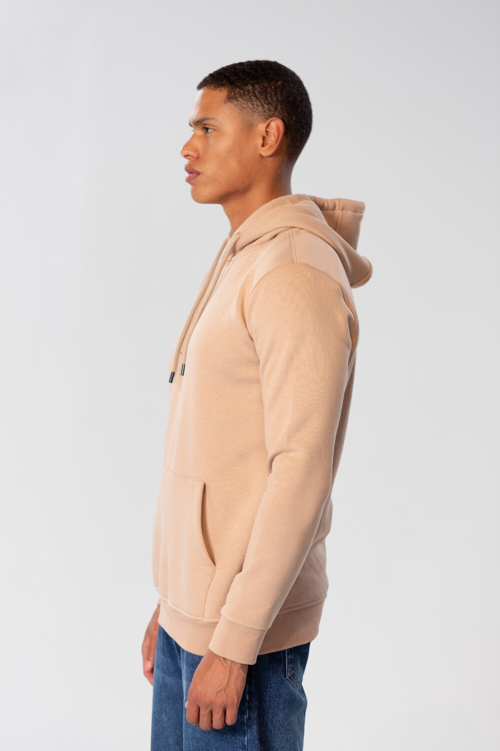 Men's Slim Fit Hood Sweatshirt With Shoulder Pocket