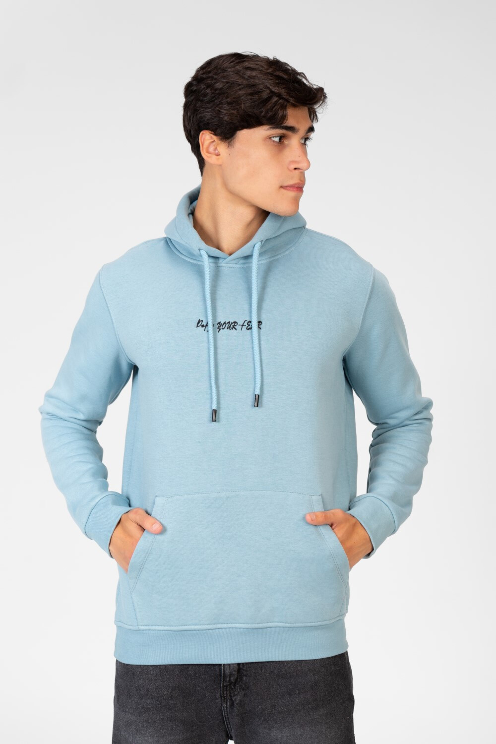 Men's Printed Slim Fit Hoodie Sweatshirt