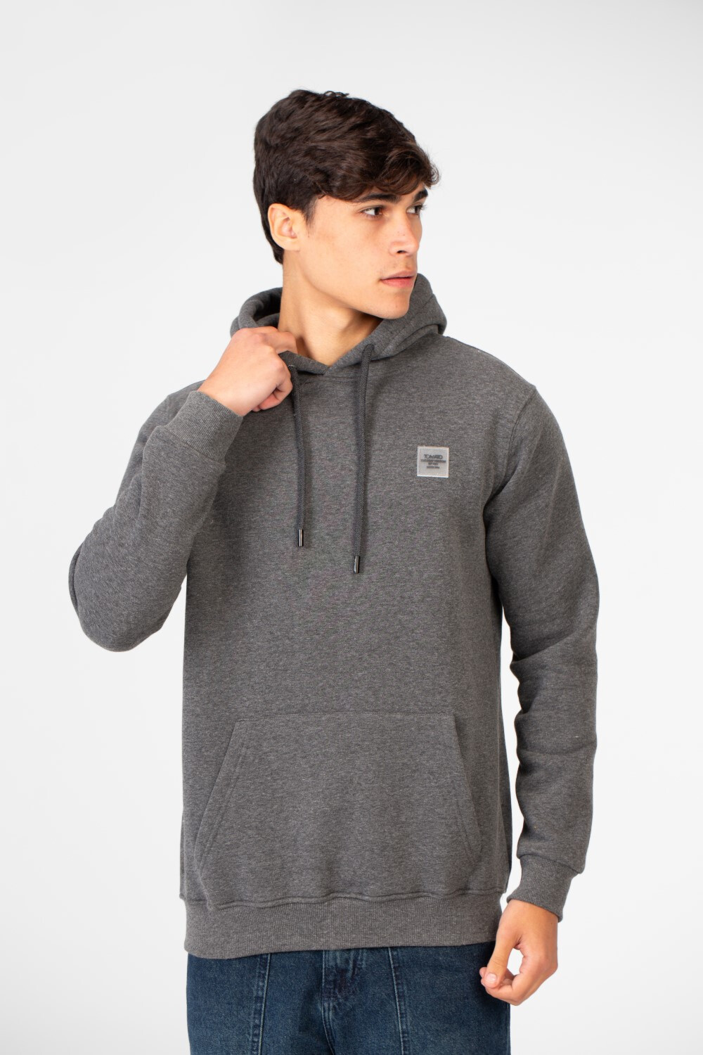 Men's Basic Slim Fit Hoodie Sweatshirt With Front Pocket