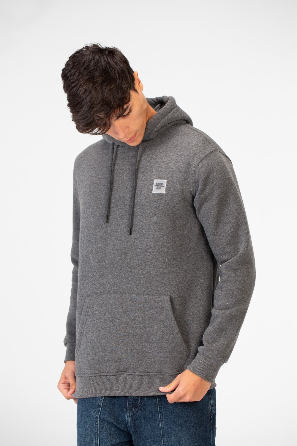 Men's Basic Slim Fit Hoodie Sweatshirt With Front Pocket
