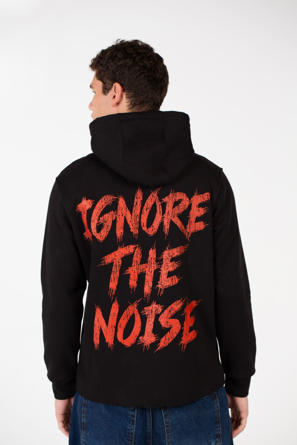 Men's Text Print Hoodie Sweatshirt