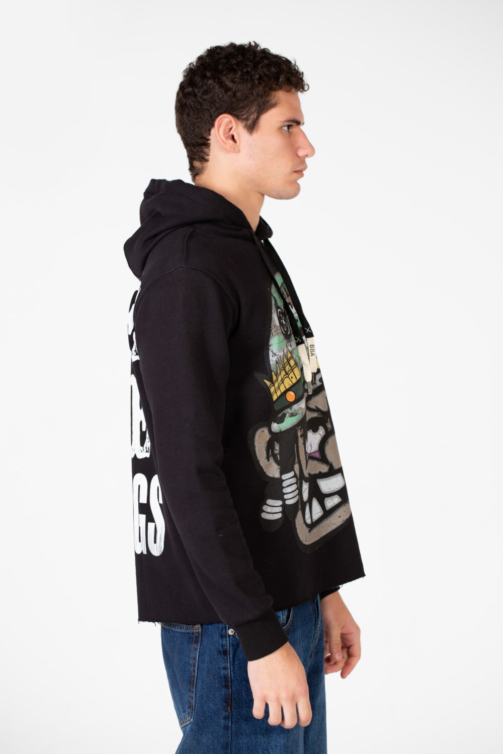 Men's Printed Long Sleeve Hoodie Sweatshirt