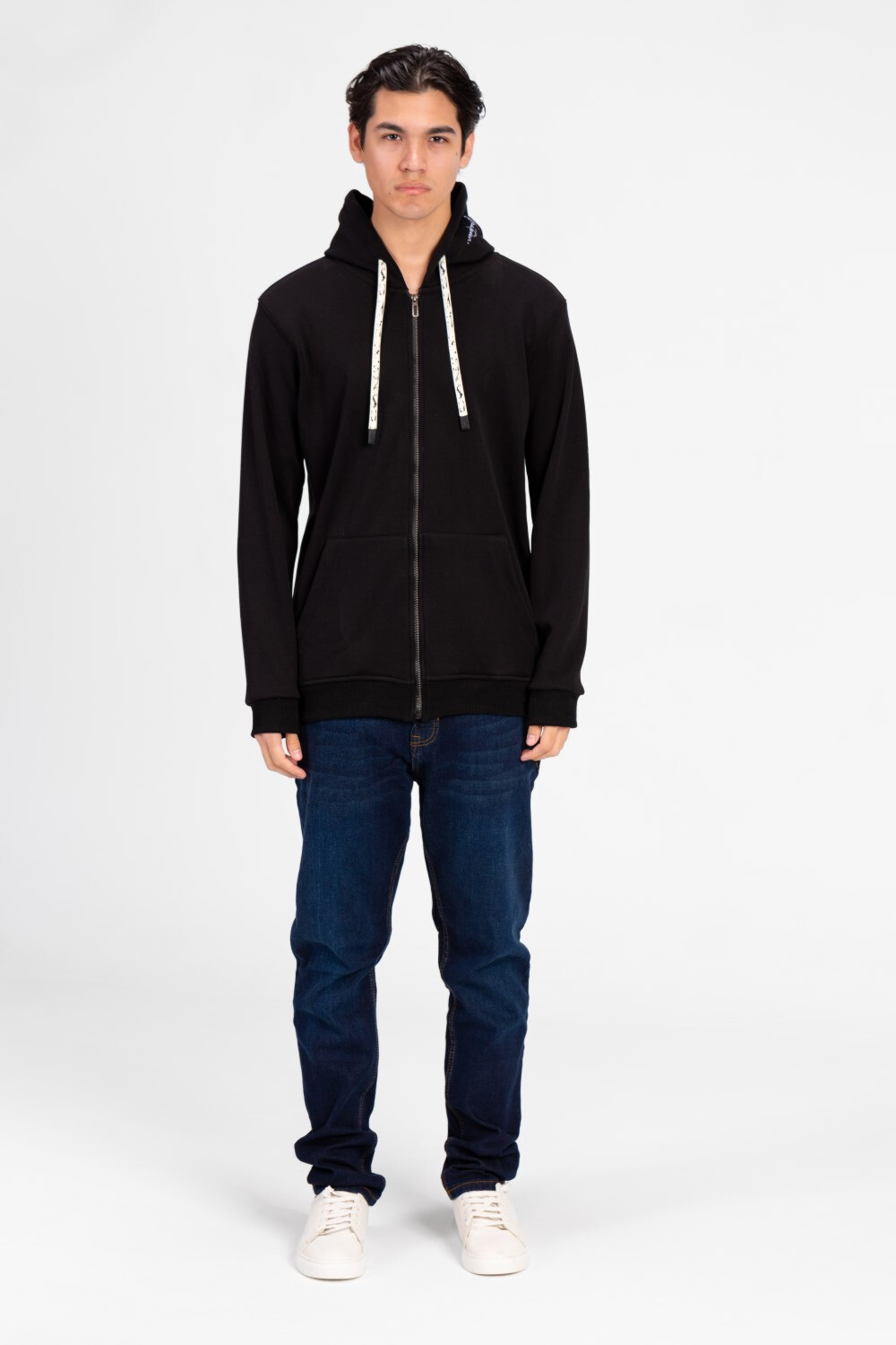 Men's Zippered Basic Sweatshirt