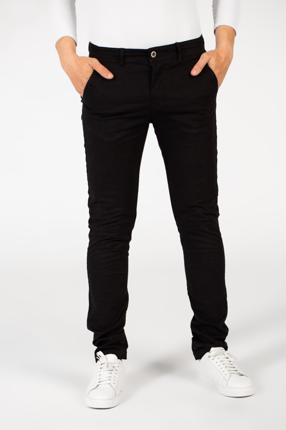 Men's Slim Fit Basic Gabardine Pants