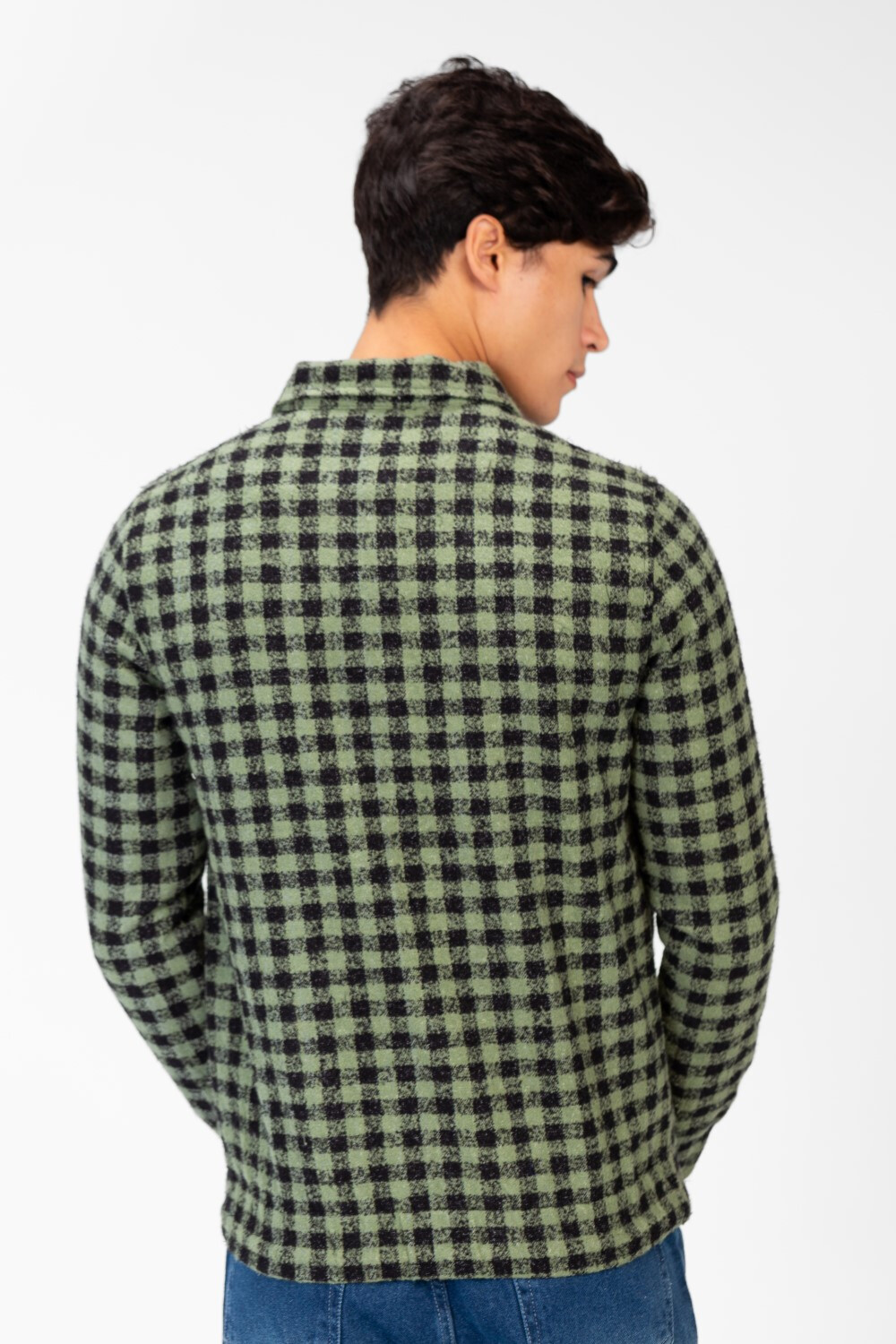 Men's Gogh Winter Shirt With Full Front Zip And Long Sleeves