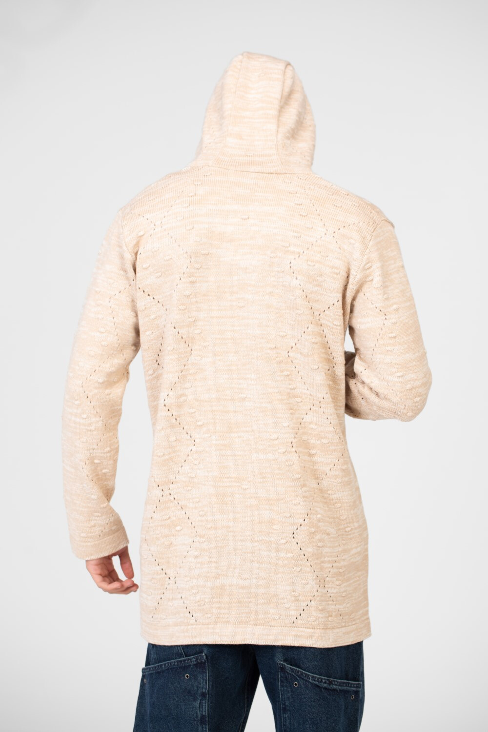 Men's Hood Pullover Cardigan