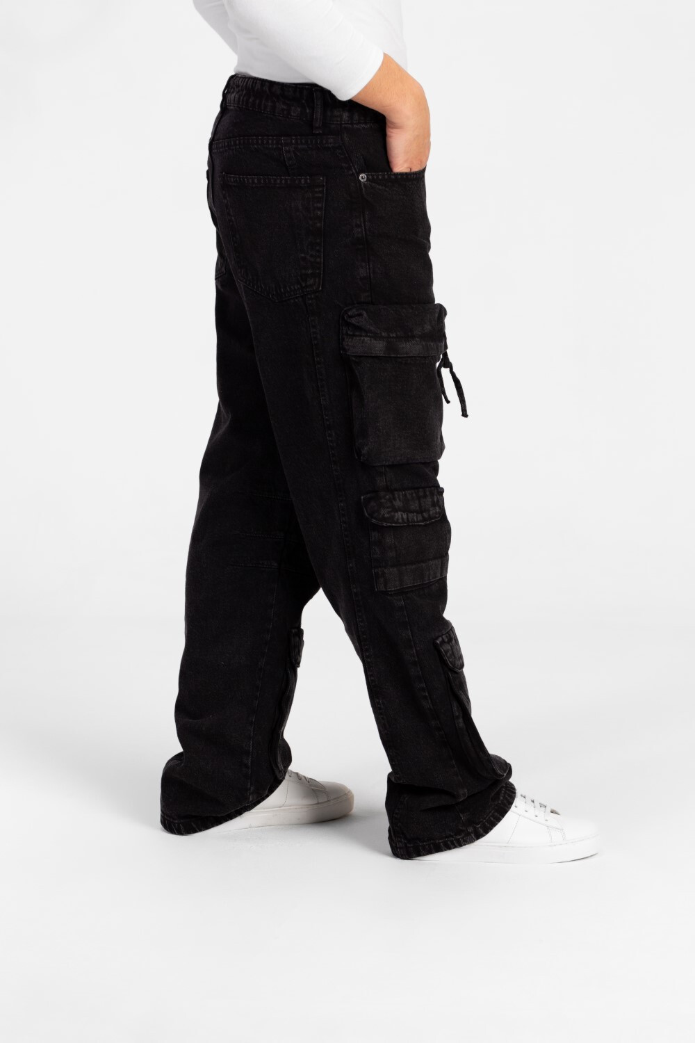 Men's Cargo Jeans Pants With Modern Pockets In Comfortable Material