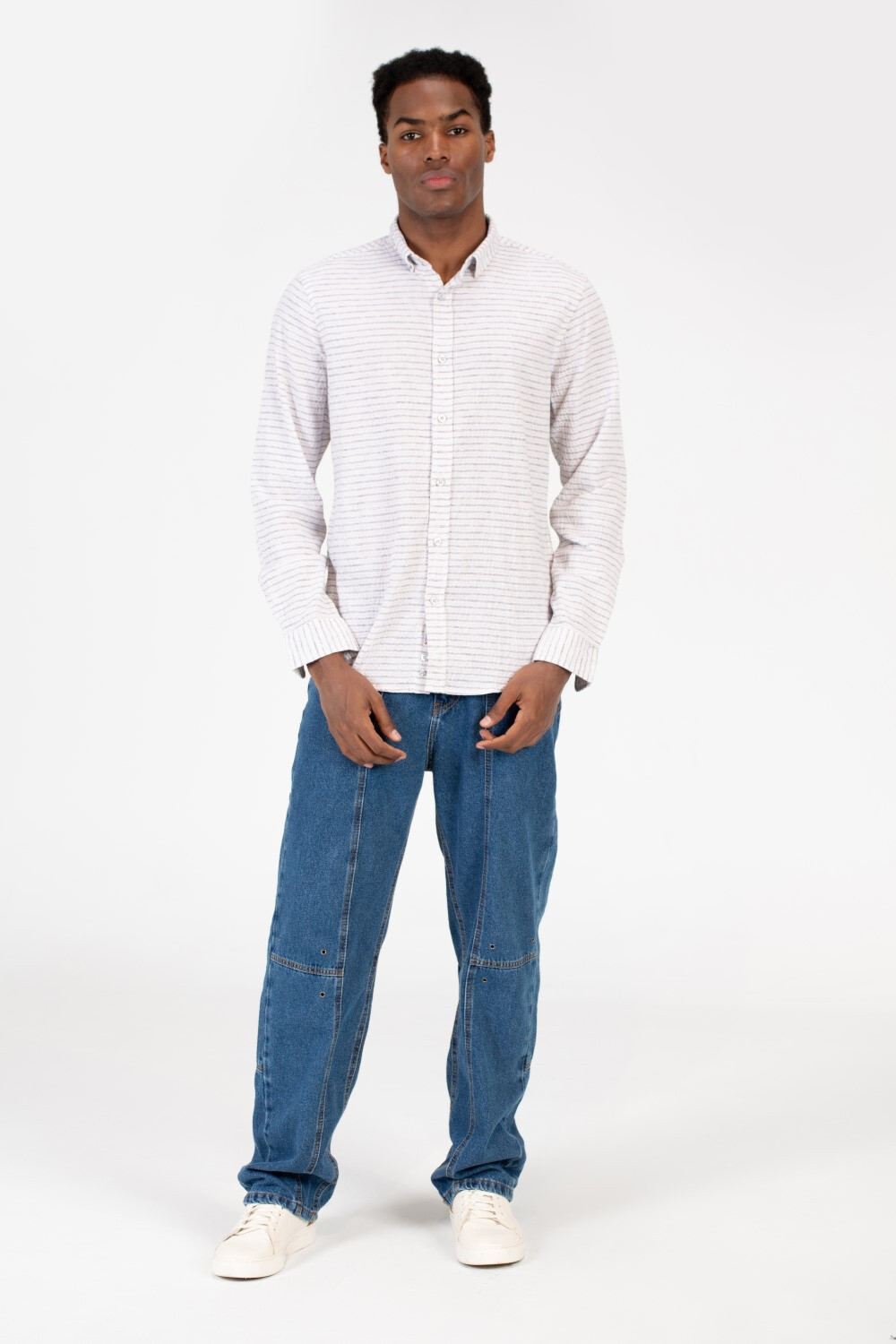 Men's Slim Fit Striped Shirt