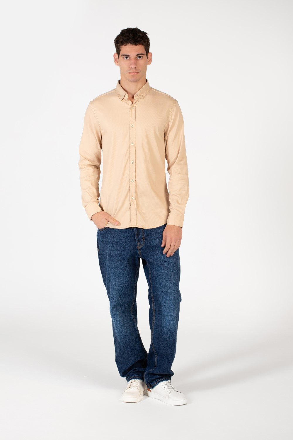 Men's Basic Slim Fit Modern Shirt