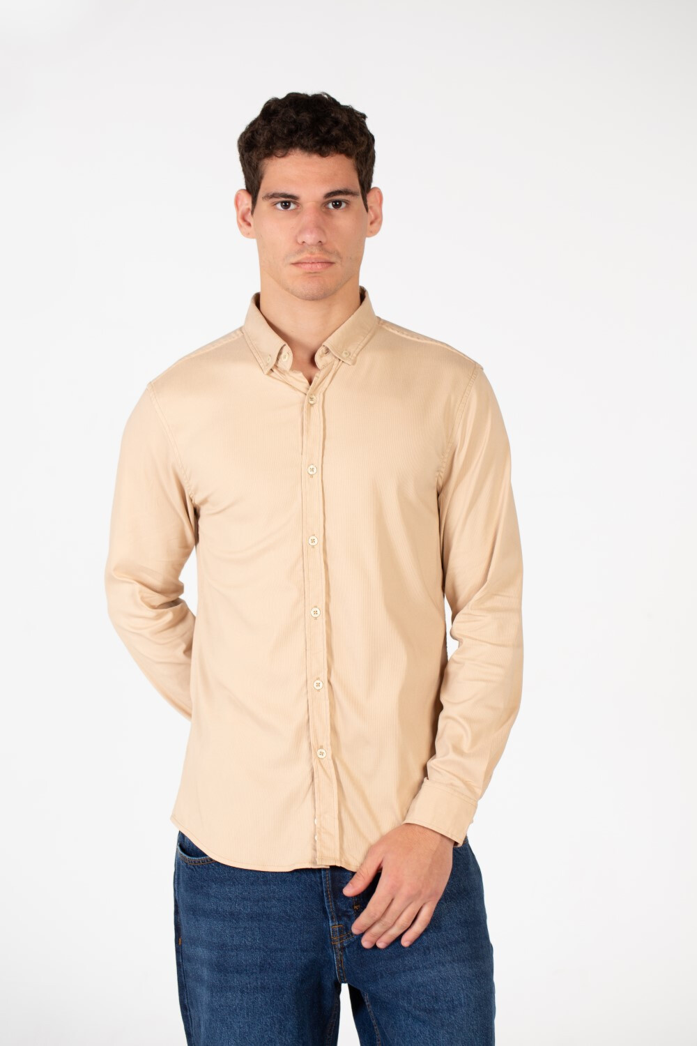 Men's Basic Slim Fit Modern Shirt