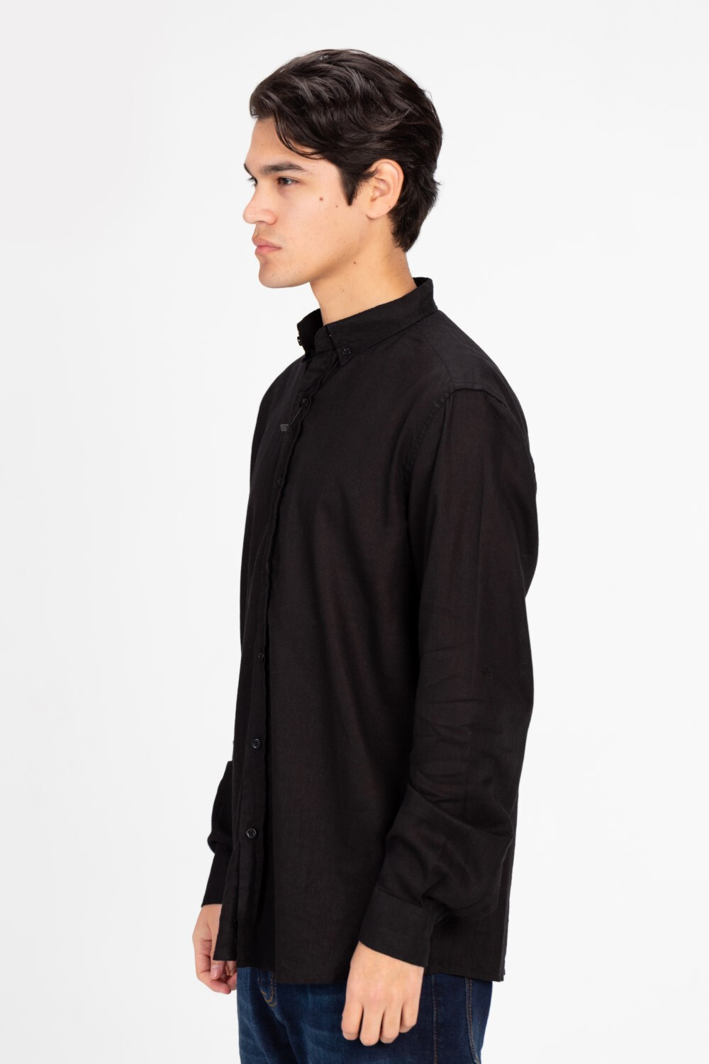 Men's Basic Linen Regular Fit Shirt
