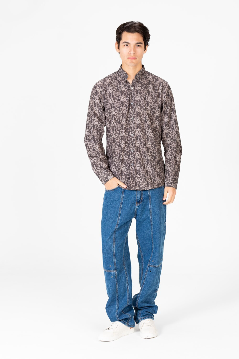 Men's Slim Fit Long Sleeve Jakar Shirt