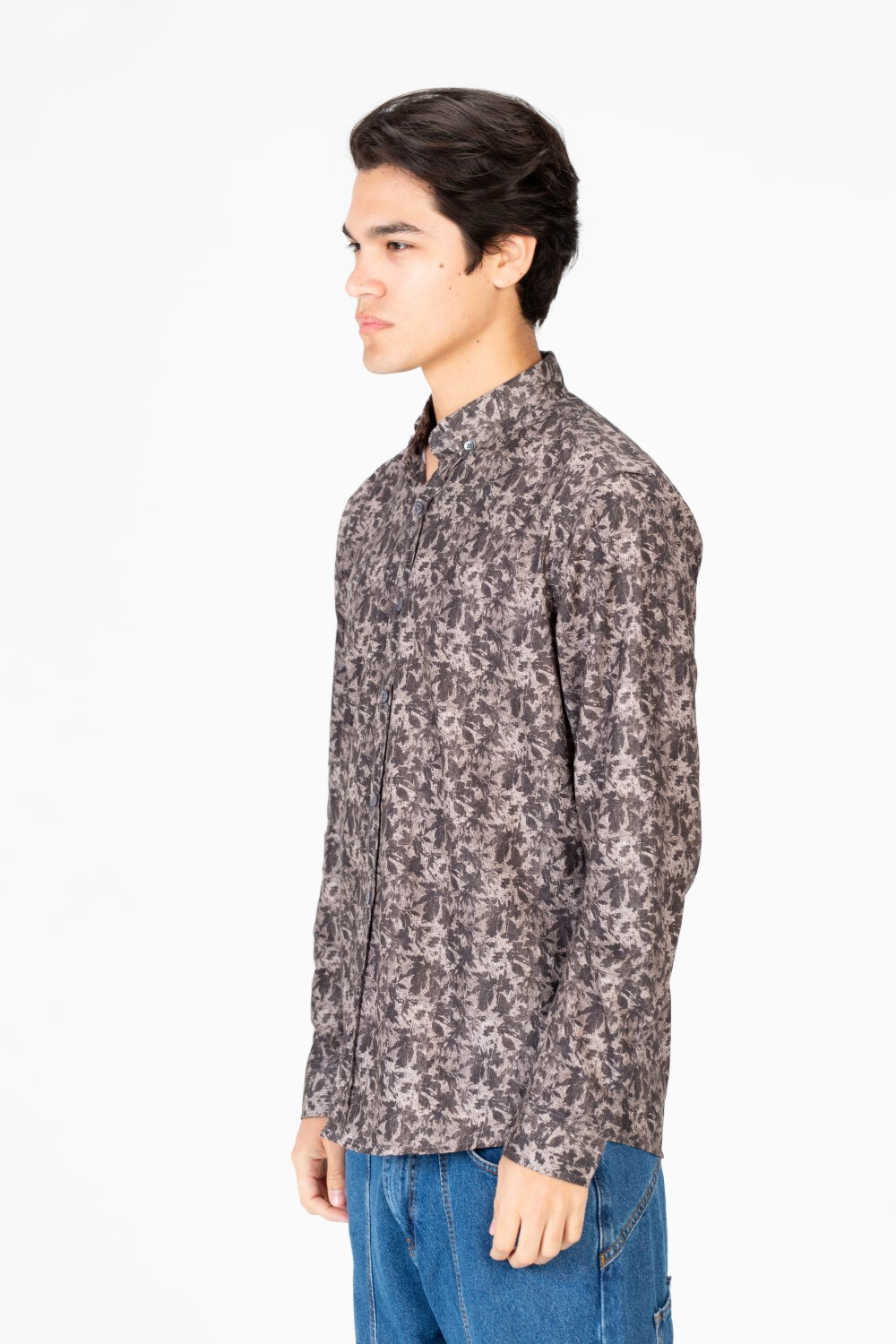Men's Slim Fit Long Sleeve Jakar Shirt