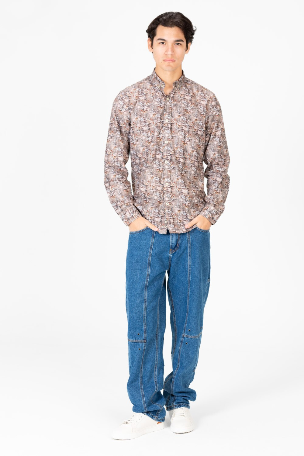 Men's Slim Fit Jakar Long Sleeve Shirt