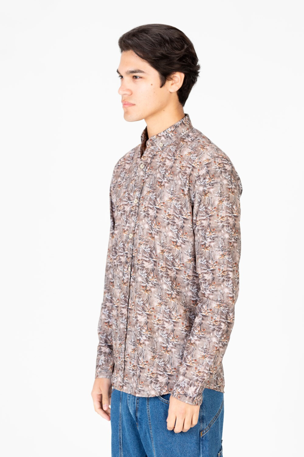 Men's Slim Fit Jakar Long Sleeve Shirt
