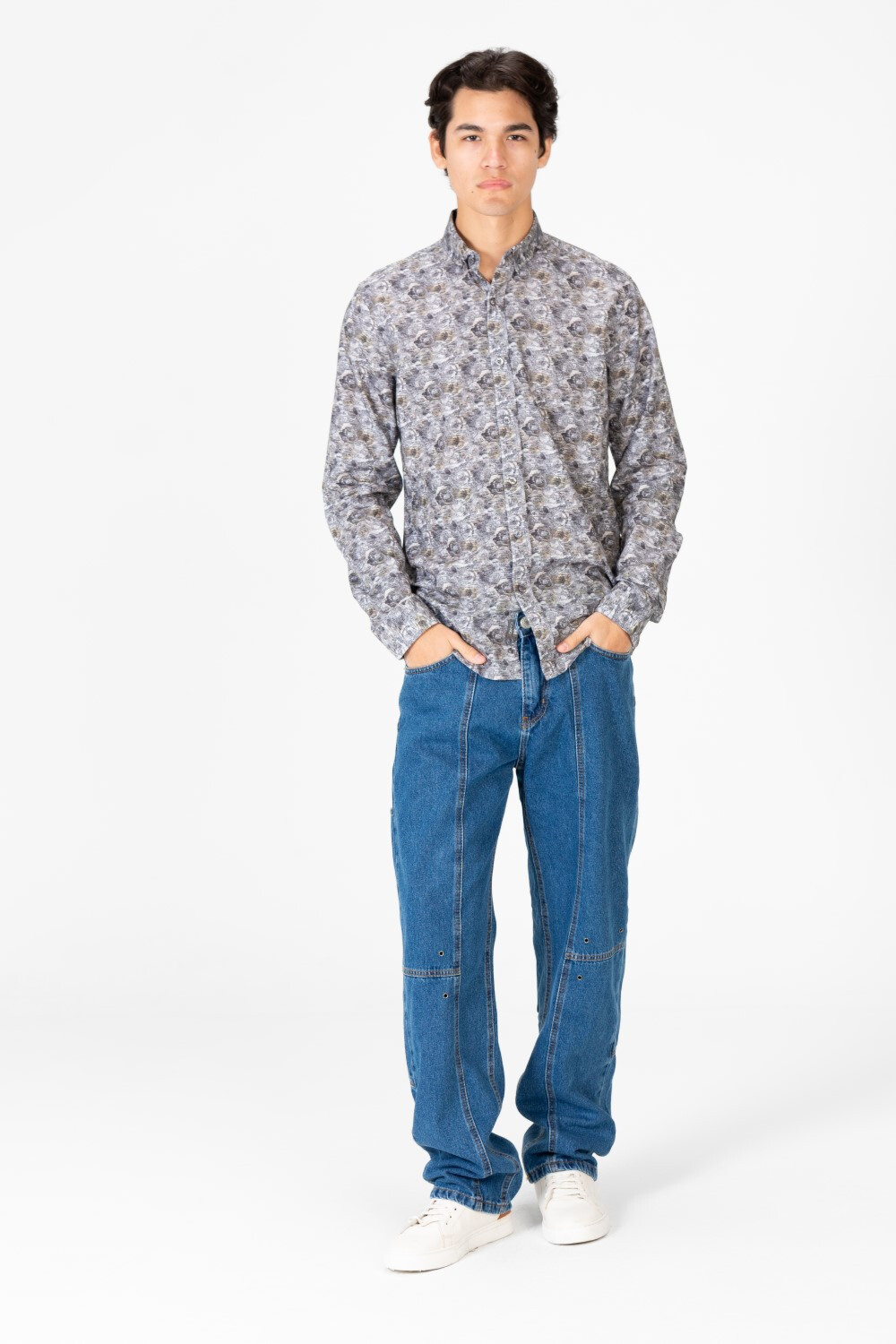 Men's Jakar Long Sleeves Slim Fit Printed Shirt
