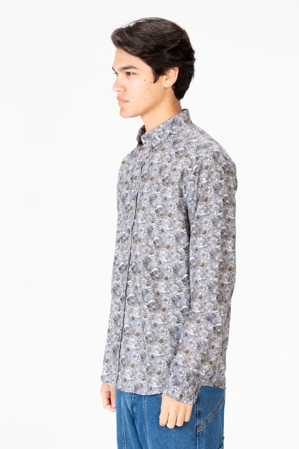Men's Jakar Long Sleeves Slim Fit Printed Shirt
