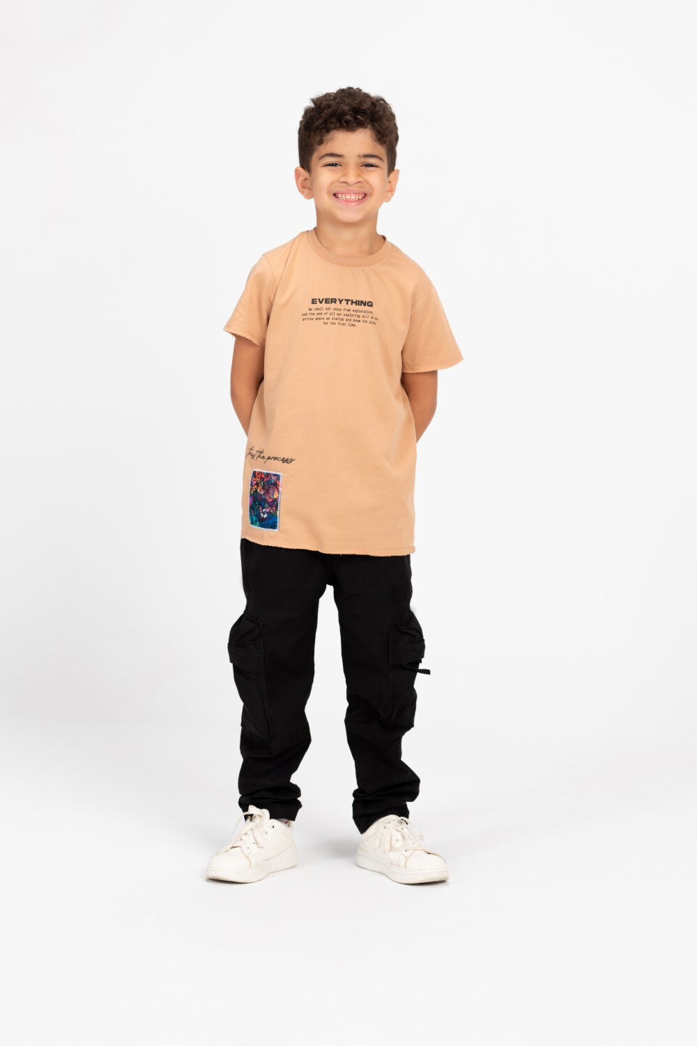 Boy's Graphic Print Short Sleeve T-Shirt