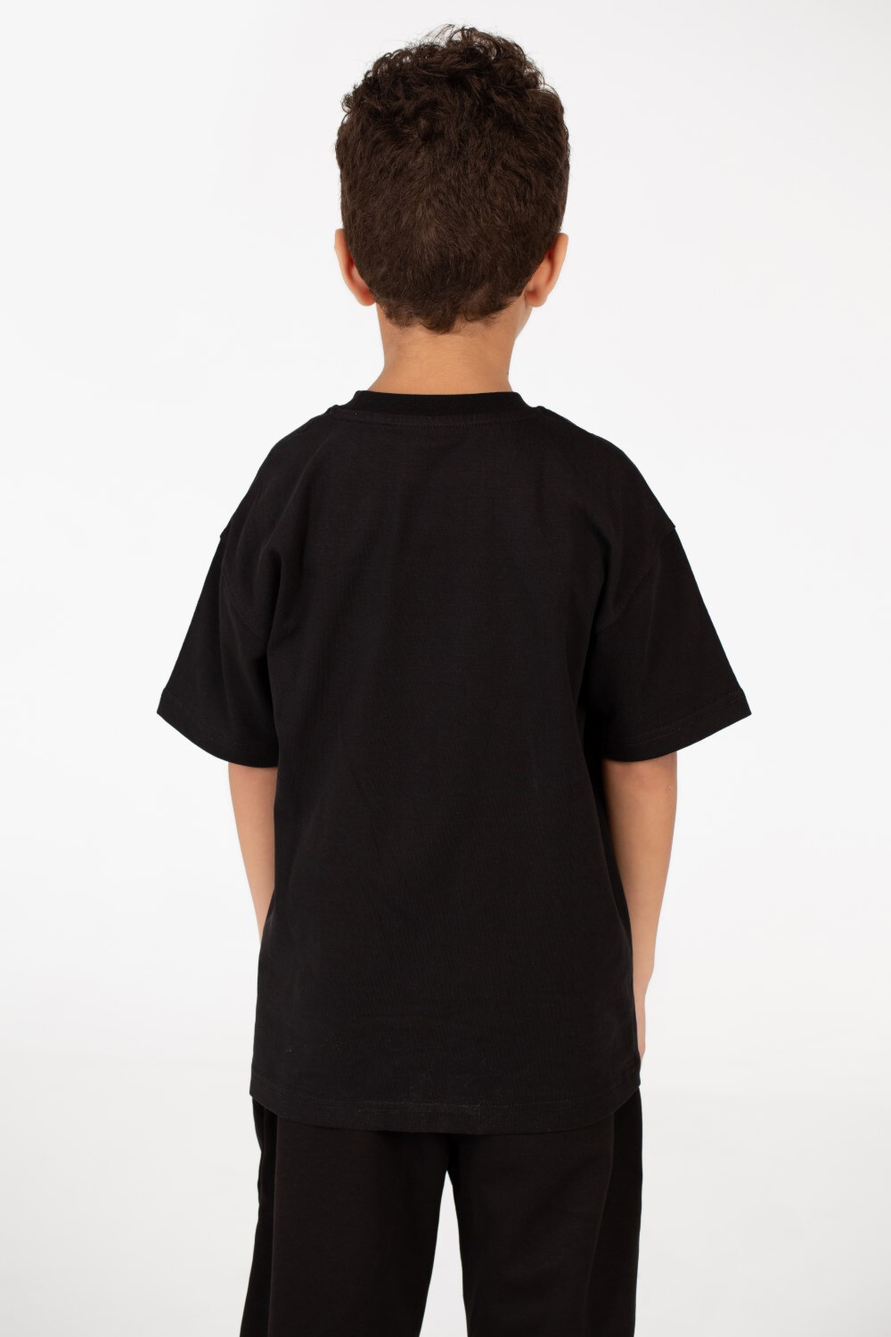 Boy's Half Sleeve Oversized Printed T-shirt