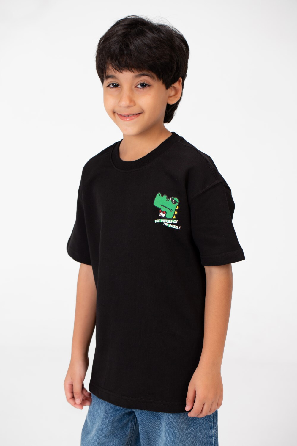 Boy's Oversized T-shirt With Front Print