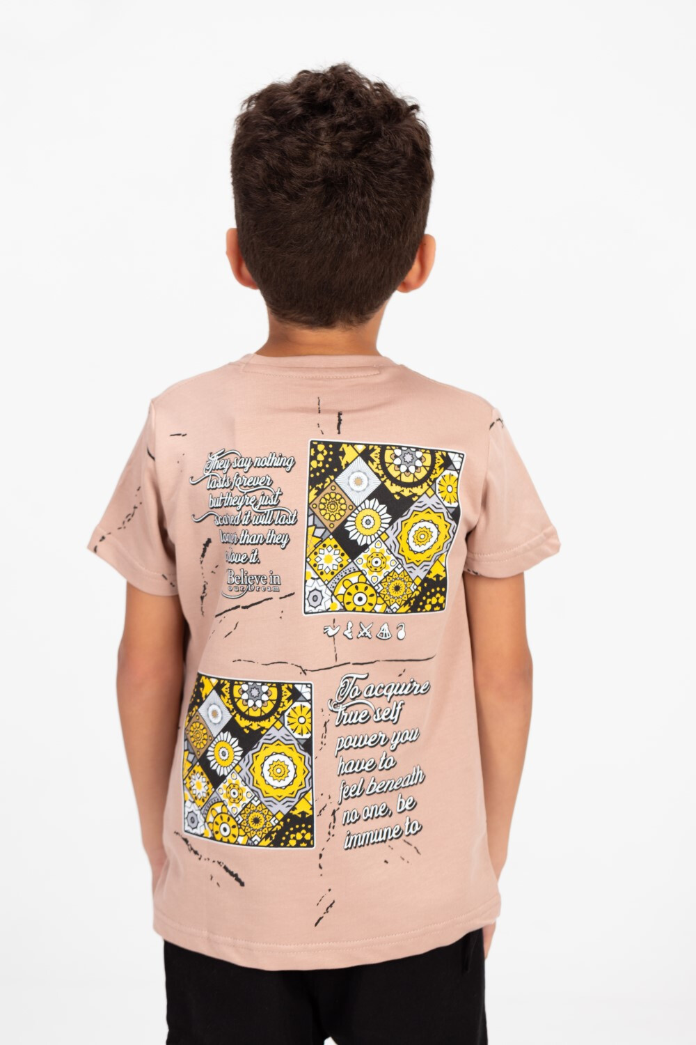 Milton Rounded Neck Printed T-Shirt