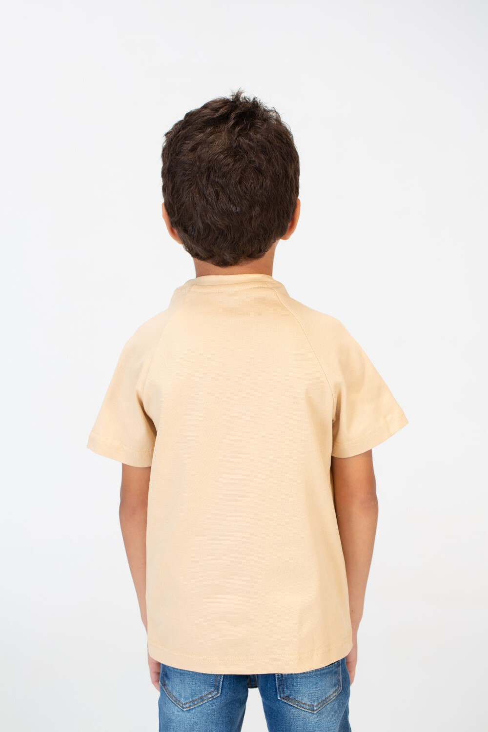 Boys Round Neck T-shirt With Half Sleeves And Front Print