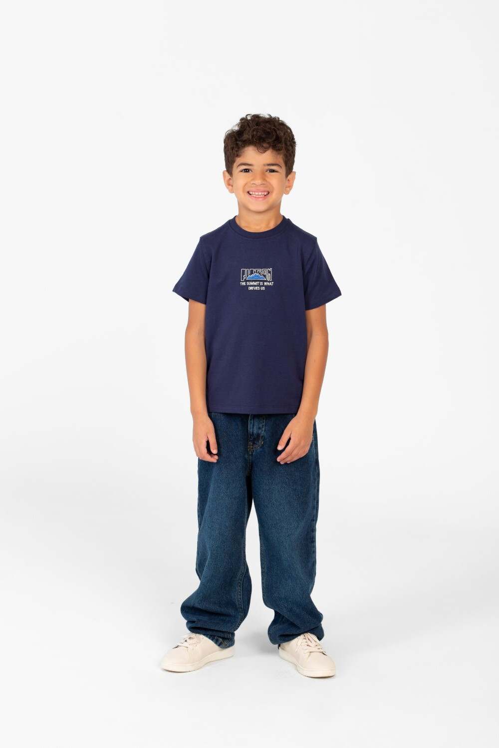 Boy's Short Sleeve Back Graphic Print T-Shirt