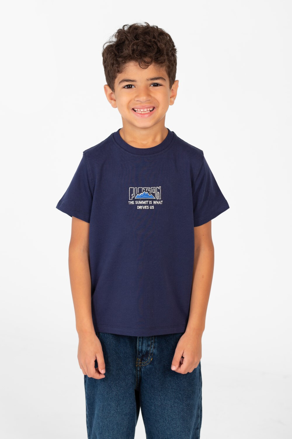 Boy's Short Sleeve Back Graphic Print T-Shirt