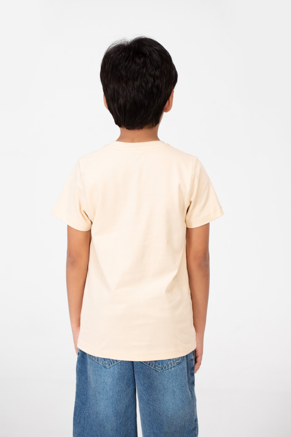 Boy's Front Print Short Sleeve T-shirt
