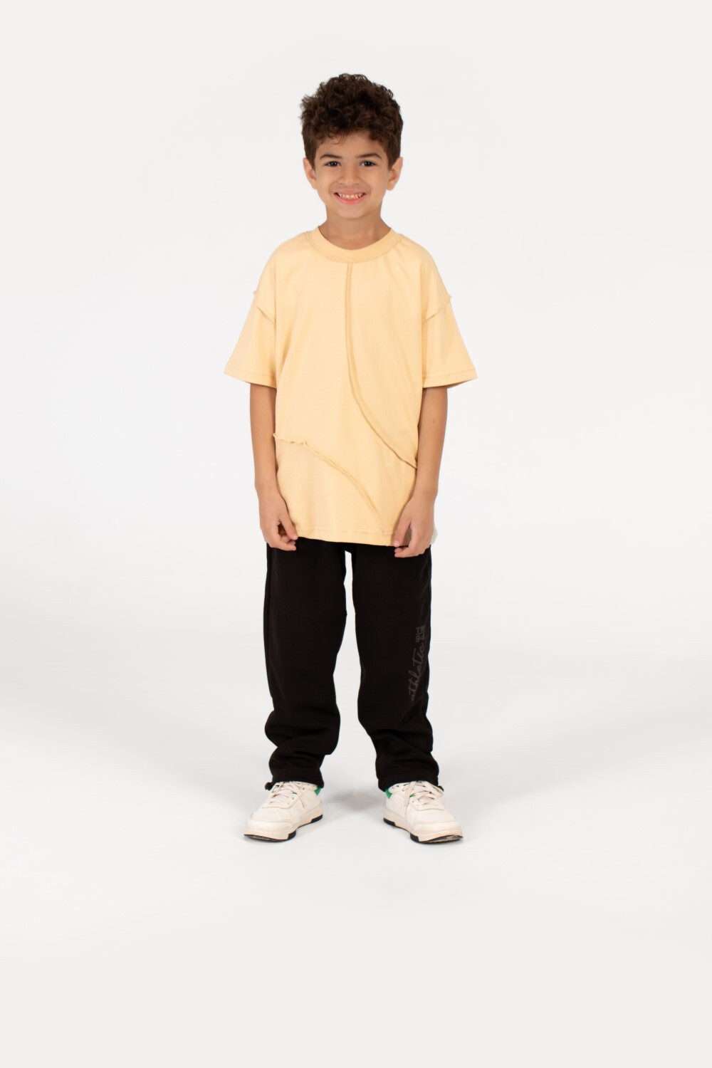 Boy's Modern Oversized Crew Neck T-shirt