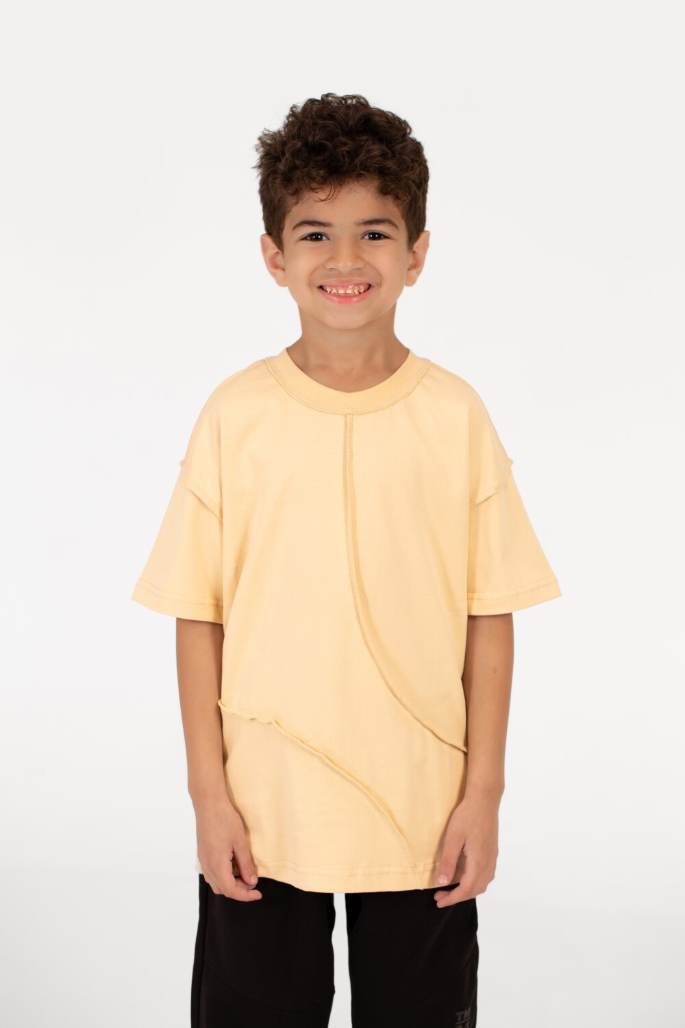 Boy's Modern Oversized Crew Neck T-shirt